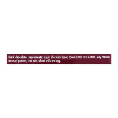 Ritter Sport Chocolate Bar - Bittersweet Chocolate - 50 Percent Cocoa - 3.5 Oz Bars - Case Of 12
