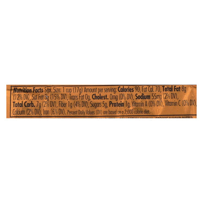 Chocolove Xoxox - Taza - Mantequilla de almendras - Chocolate negro - Caja de 50 - 0,6 oz