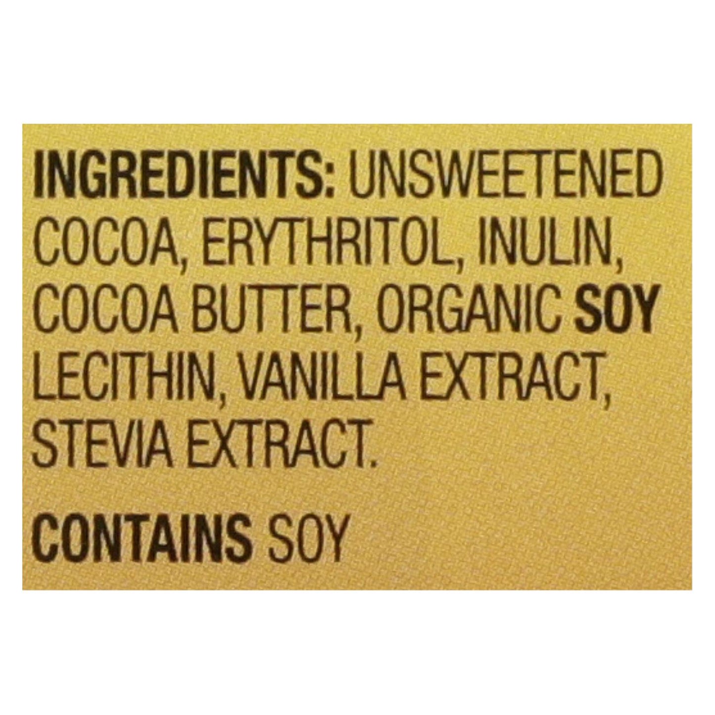 Lily's Sweets Dark Chocolate Bar - Case Of 12 - 4 Oz.