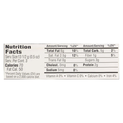 Chocolate Brooklyn Born - Chocolate negro con mantequilla de maní - Caja de 12 - 1,4 oz