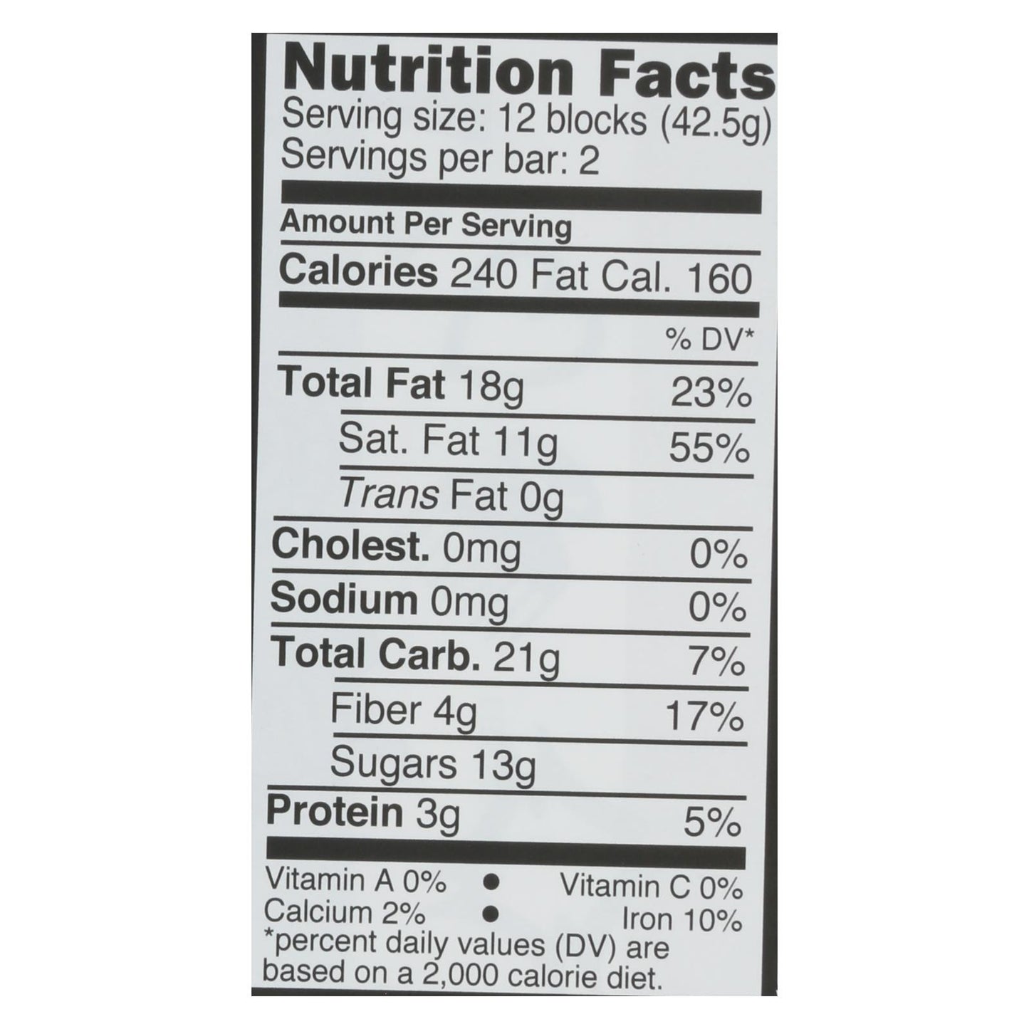 Divine - Barra de chocolate negro 70 % GNG/ORNG - Caja de 12 - 3 oz