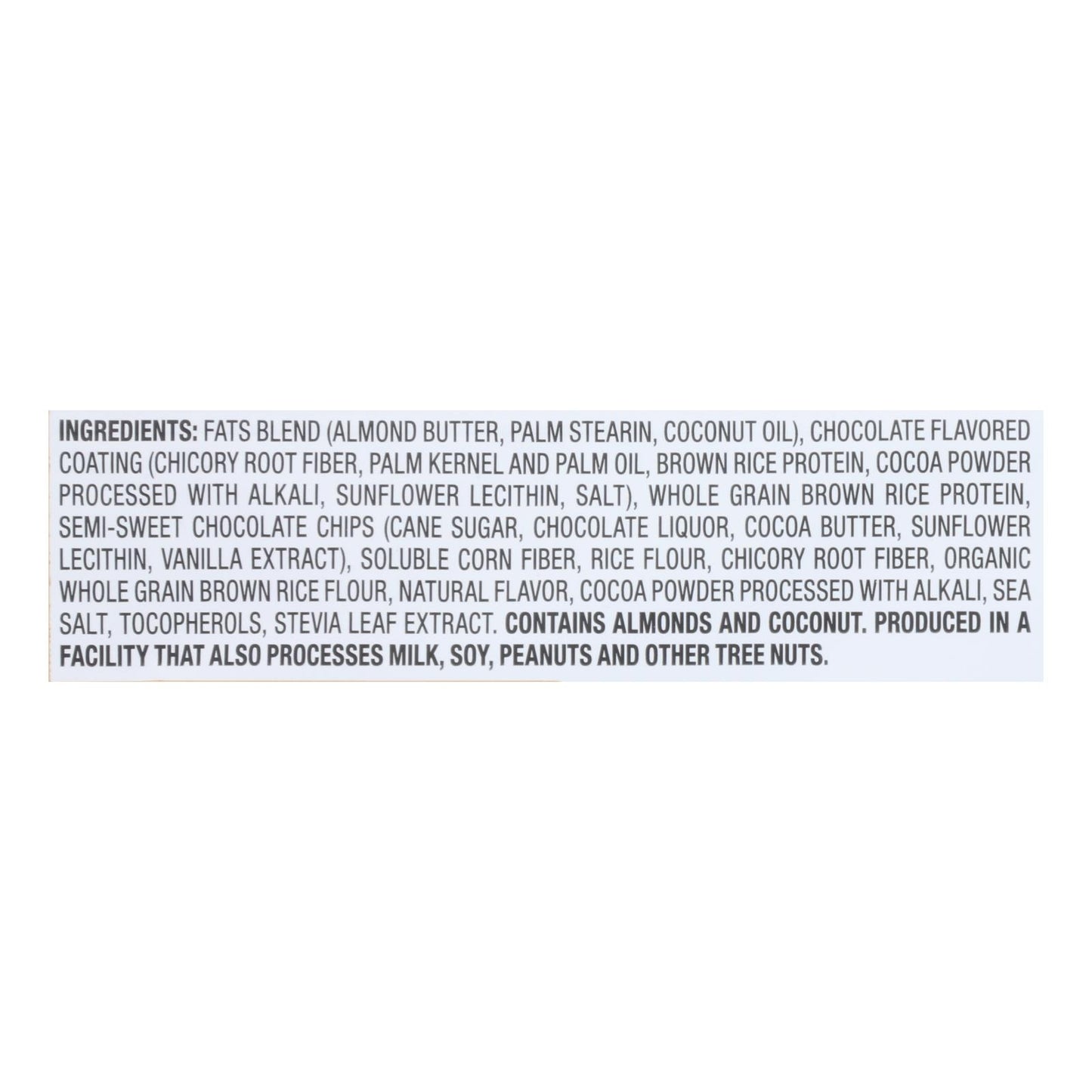 Love Good Fats - Barra de galleta con chispas de chocolate Dgh - Caja de 12 - 1.38 oz