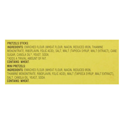 Snyder's Of Hanover - Pretzel Mini & Stick 20 Bag - Case Of 4 - 18.4 Ounces