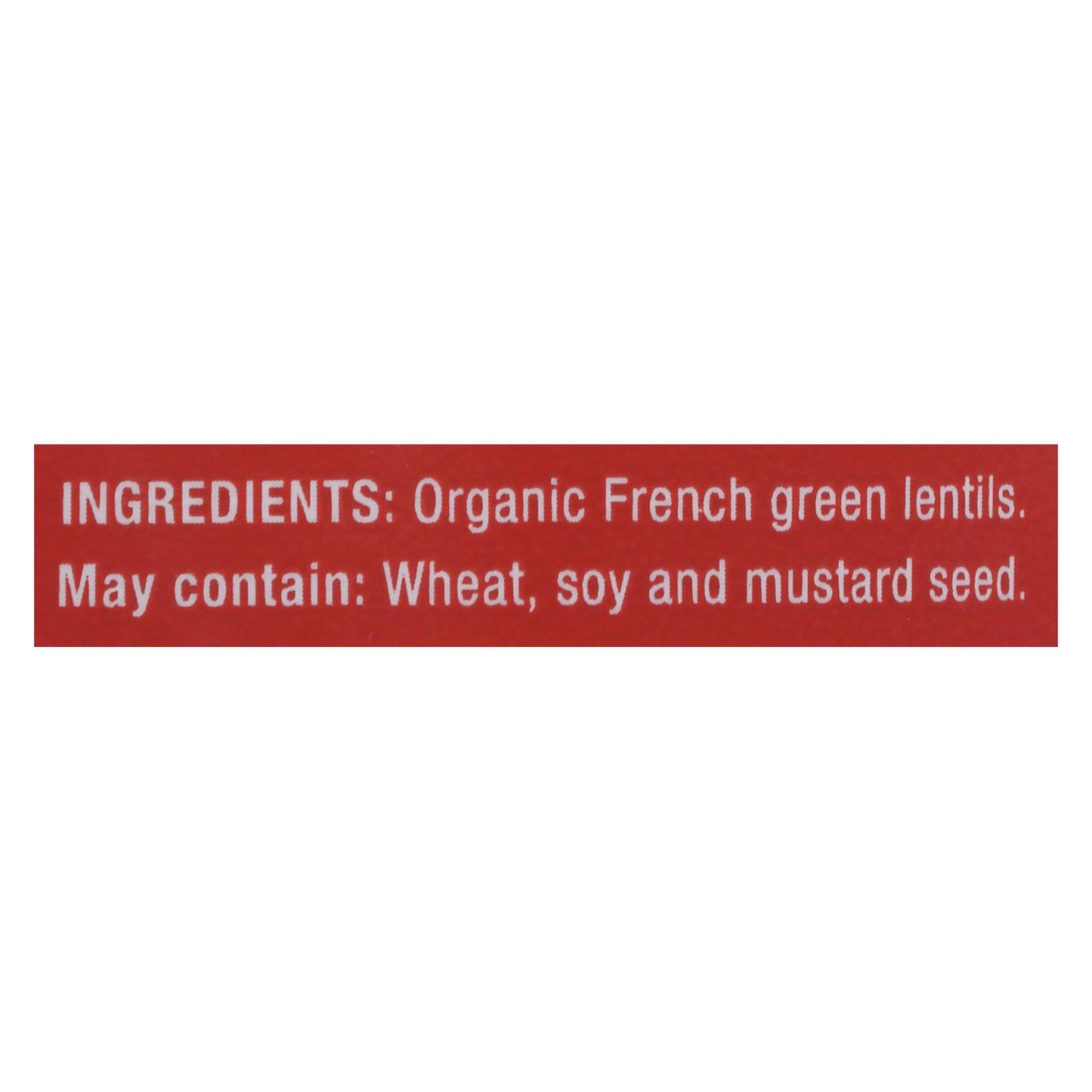 Farmer Direct Cooperative - Lentils Organic French Green - Case Of 6-16 Ounces