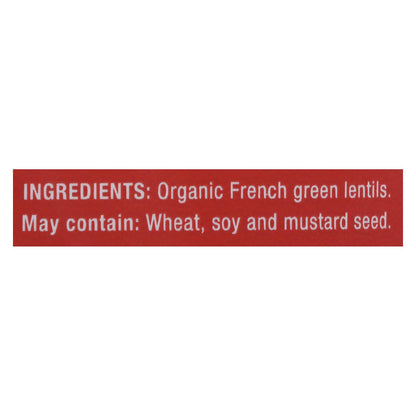 Farmer Direct Cooperative - Lentils Organic French Green - Case Of 6-16 Ounces