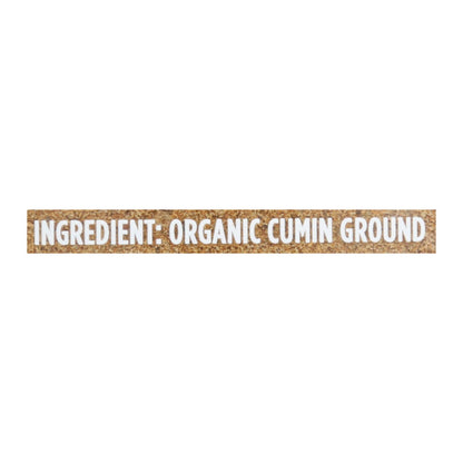 Spicely Organics - Cumin Organic Ground - Case Of 2-17 Ounces