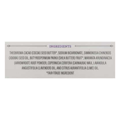 Spinster Sisters Company - Deodorant Bar Lavender Lime - 1 Each-2.8 Ounces