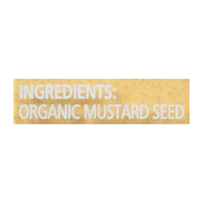 Simply Organic - Mustard Seed Ground Organic - Case Of 6 - 3.07 Ounces