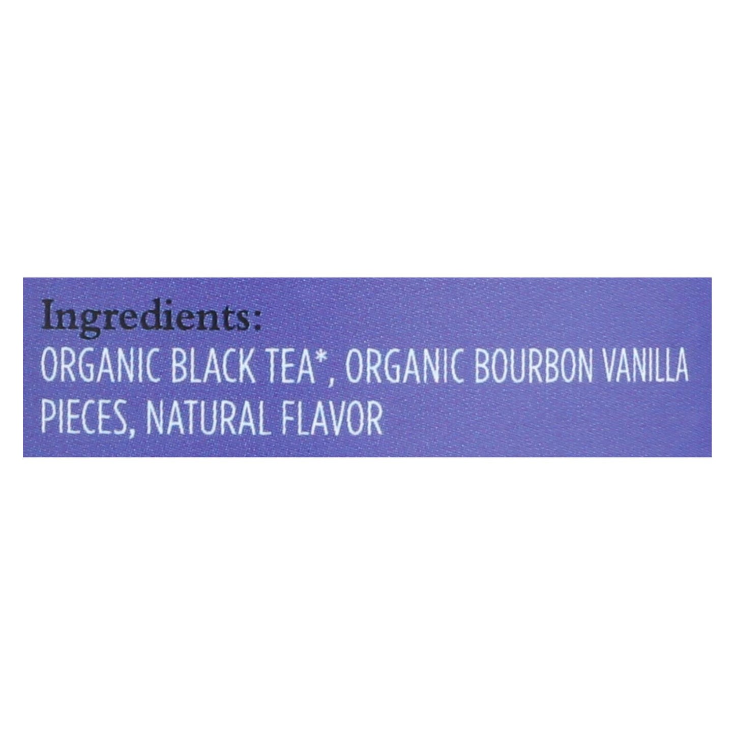 Paromi Tea - Tea Black Bourbon Vanilla - Case Of 6-15 Count