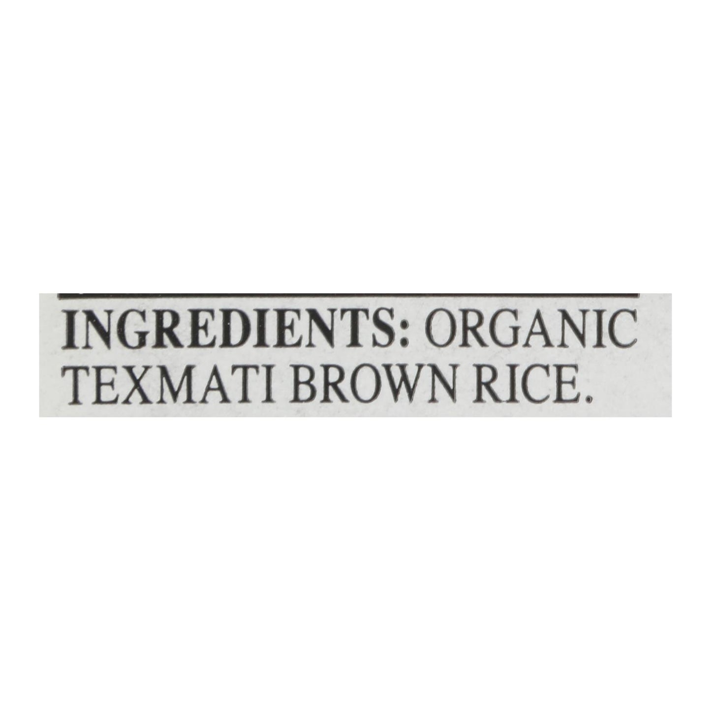 Rice Select Texmati Rice - Organic Brown - Case Of 4 - 32 Oz.