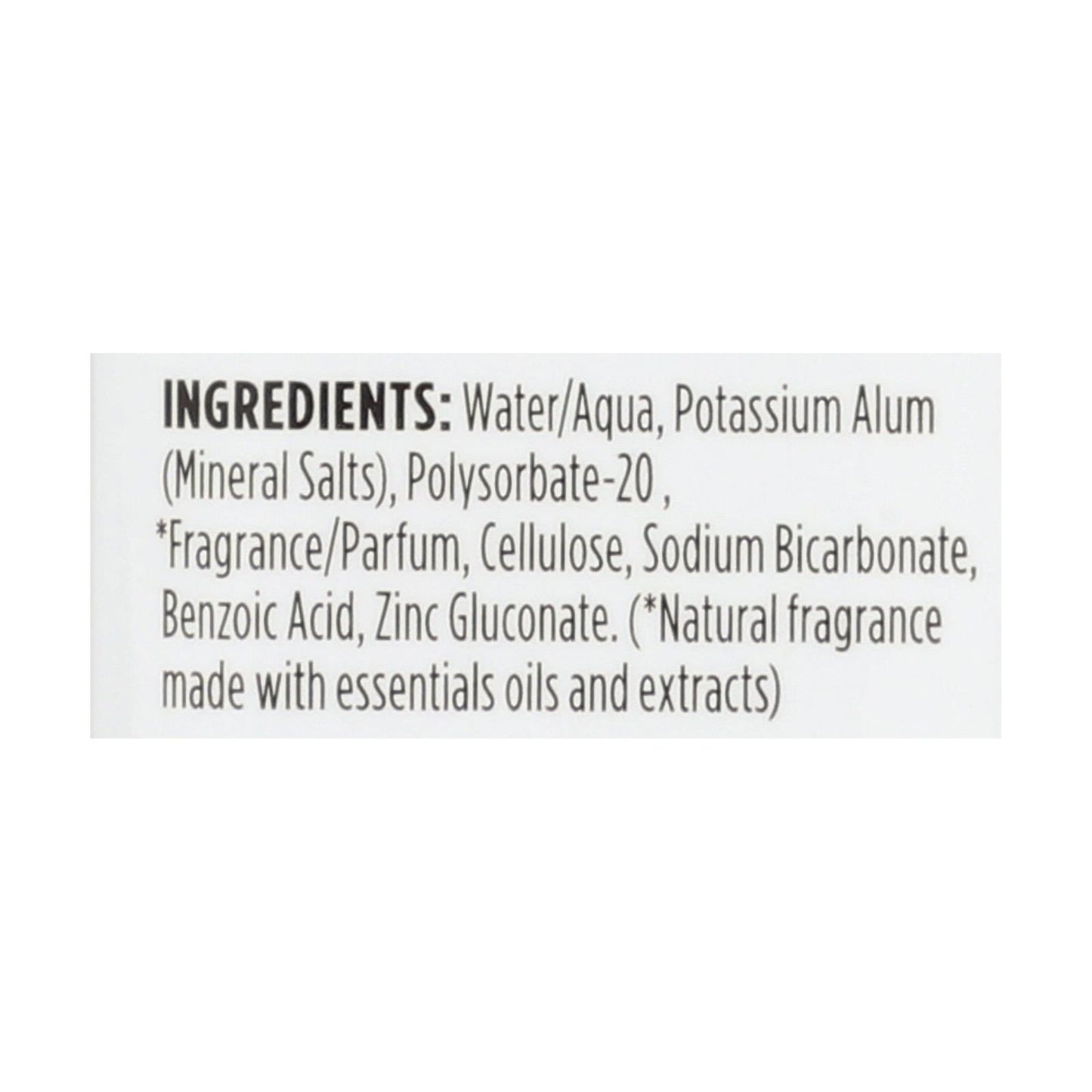 水晶精华滚珠除臭剂薰衣草和白茶 - 2.25 盎司