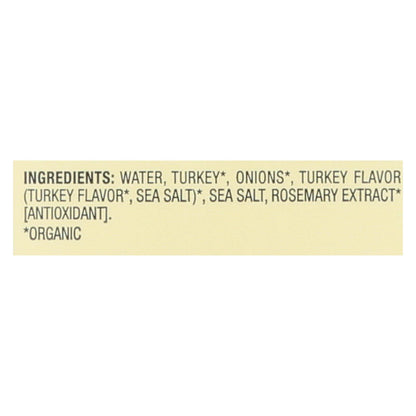 Caldo de pavo de Pacific Natural Foods, orgánico, caja de 12, 32 onzas líquidas.