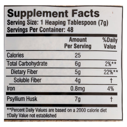 Health Plus - Cáscara de psyllium pura - 12 oz