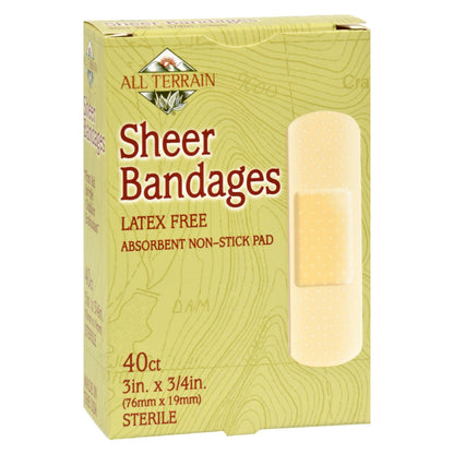 All Terrain - Bandages - Sheer - 3/4 In X 3 In - 40 Ct