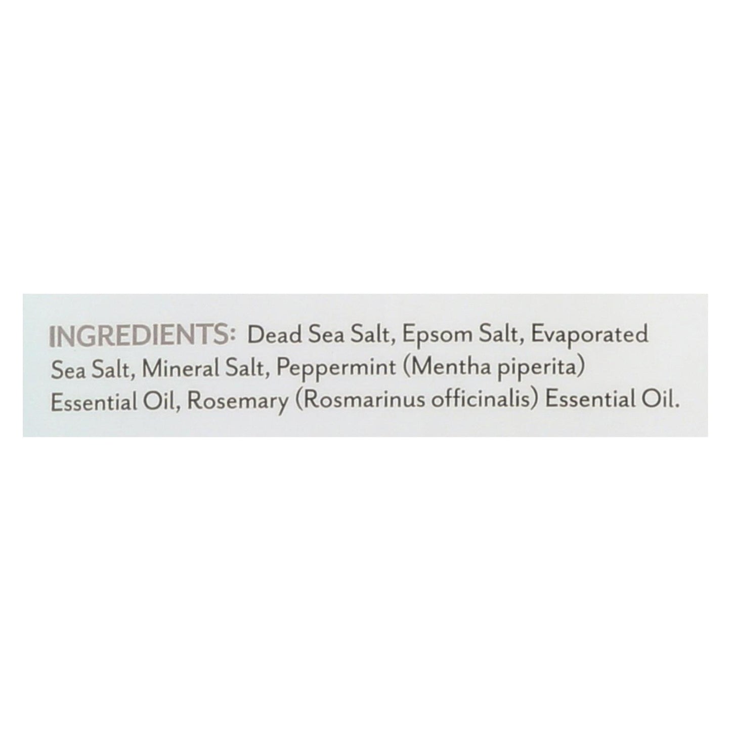 Soothing Touch Bath Salts - Peppermint Rosemary - 32 Oz