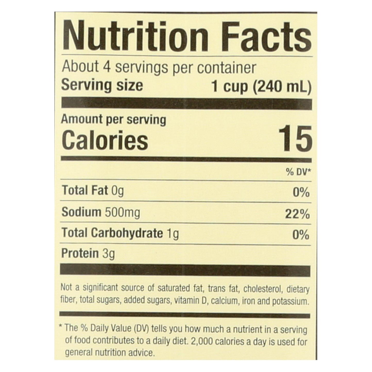 Caldo de res de Pacific Natural Foods - Caja de 12 - 32 fl oz.