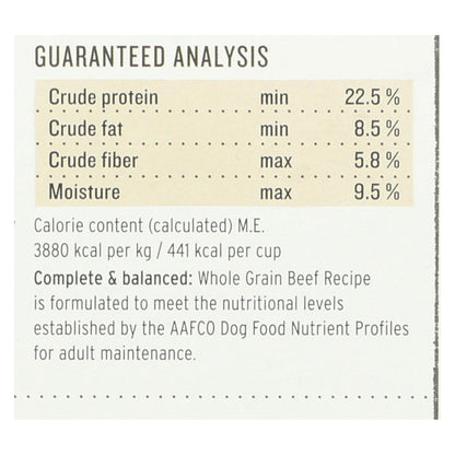 The Honest Kitchen - Dog Food - Whole Grain Beef Recipe - Case Of 6 - 2 Lb.