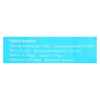 Waiakea 天然碱性夏威夷火山瓶装水 - 12 瓶装 - 33.8 Fz