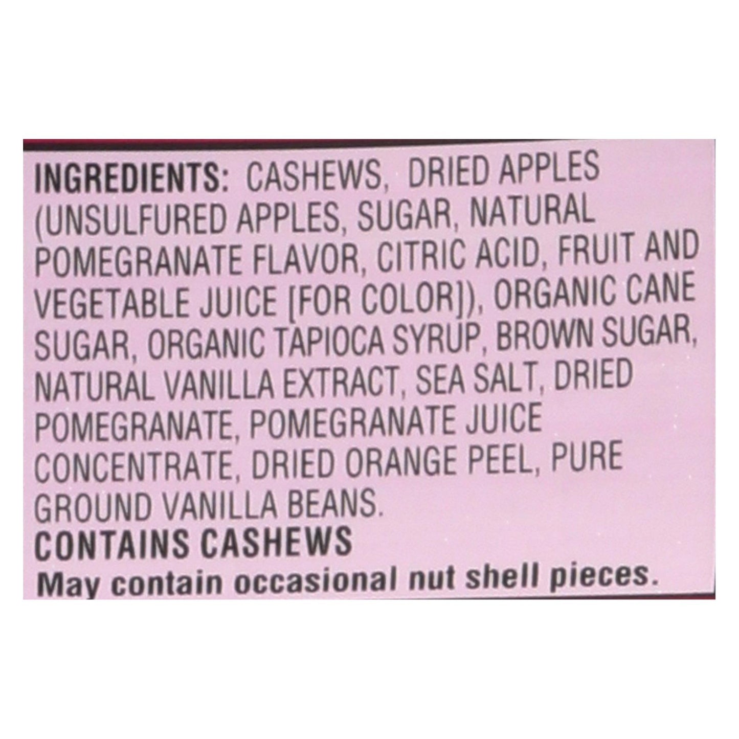 Sahale Snacks Frutos secos glaseados: anacardos con granada y vainilla, 1,5 oz, caja de 9