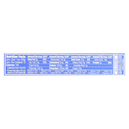 Clif Bar Luna Bar - 有机蓝莓棒 - 15 盒 - 1.69 盎司