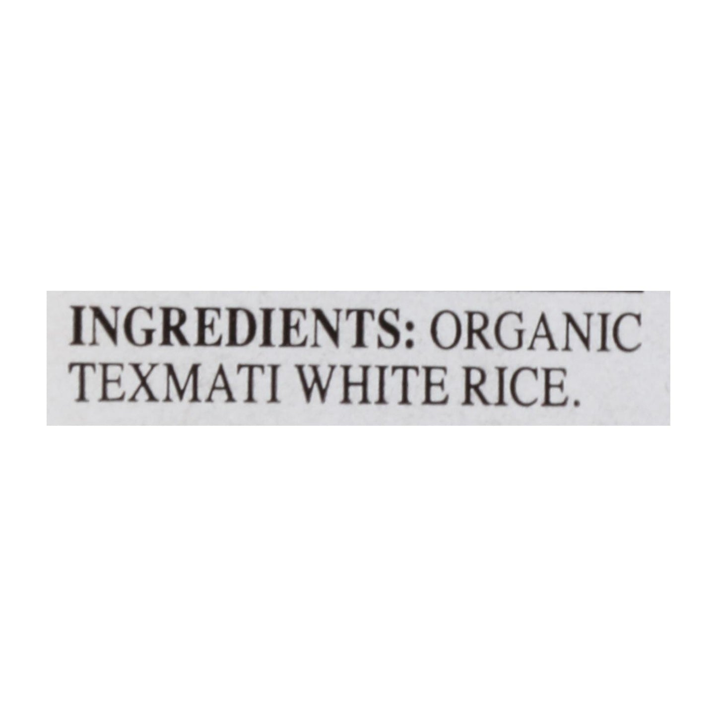 Rice Select Texmati Rice - Organic White - Case Of 4 - 32 Oz.