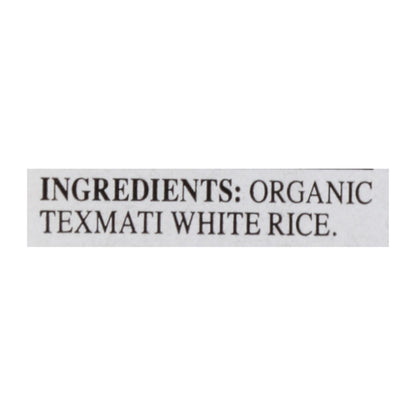 Rice Select Texmati Rice - Organic White - Case Of 4 - 32 Oz.