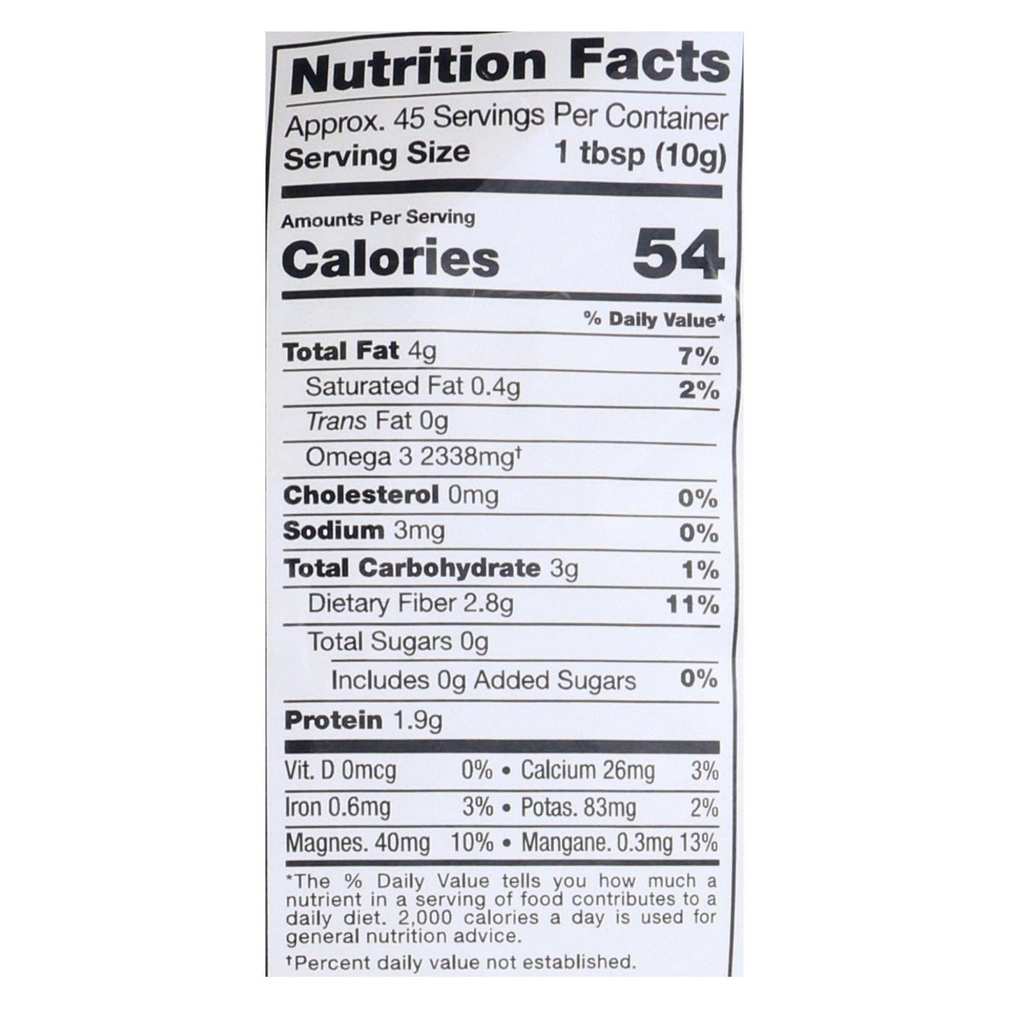 Sunfood - 亚麻籽 - 1 粒 - 16 盎司