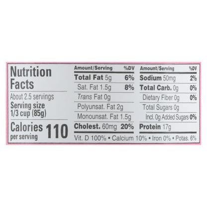 Salmón rosado salvaje de mar natural, sin sal - 1 unidad de 1 - 7,5 oz