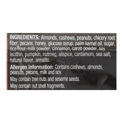 Barritas de temporada sin gluten de caramelo, almendras y especias de calabaza Kind - Caja de 12 - 1,4 oz