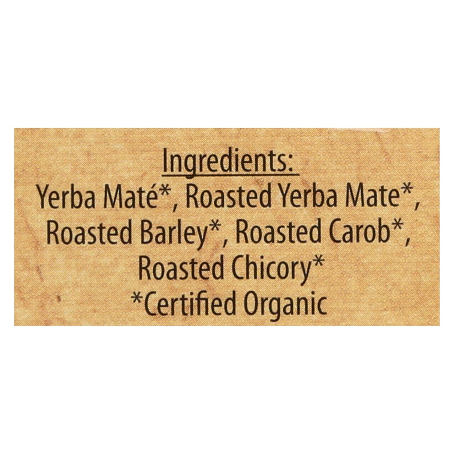 Mate Factor - Bolsitas de té de yerba mate orgánico tostado oscuro - Caja de 6 - 20 bolsas