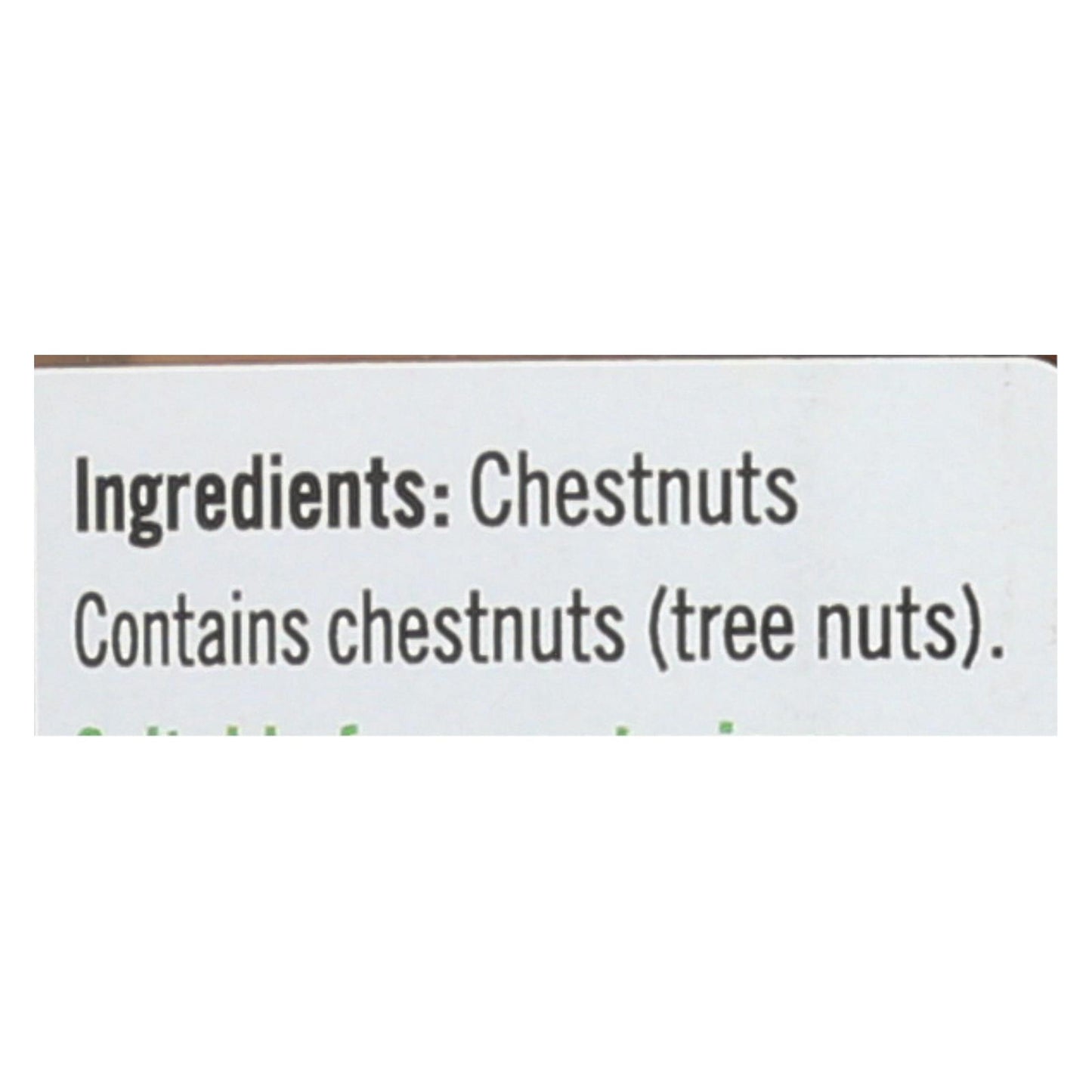 Castañas asadas enteras y naturales La Forestiere - Caja de 12 - 14,8 oz