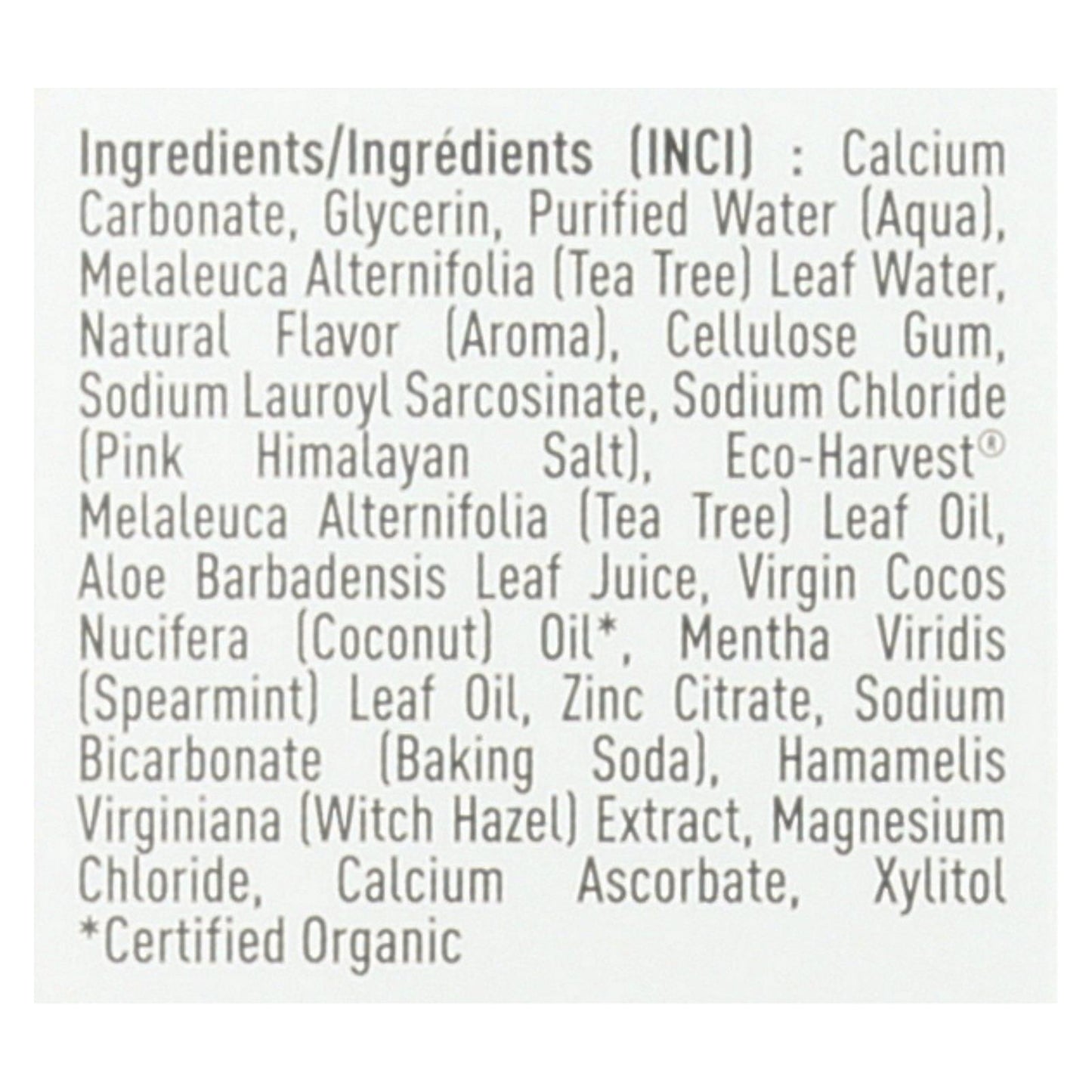 Desert Essence - Pasta de dientes - Menta cremosa - Caja de 1 - 6.25 oz.