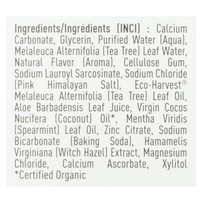 Desert Essence - Pasta de dientes - Menta cremosa - Caja de 1 - 6.25 oz.