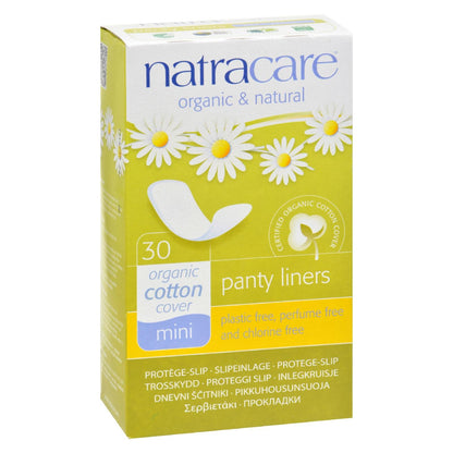 Natracare Natural Mini Panty Liners - 30 Pack