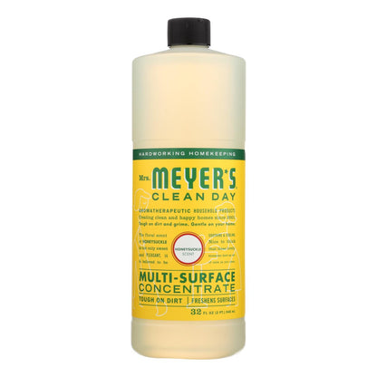 Mrs. Meyer's Clean Day - Multi Surface Concentrate - Honeysuckle - 32 Fl Oz - Case Of 6