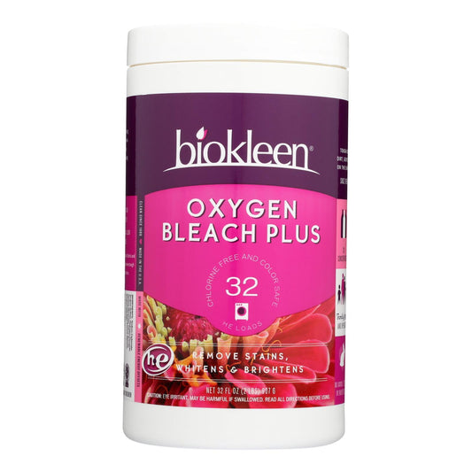 Biokleen - Blanqueador oxigenado para ropa Plus - Caja de 6 - 2 libras