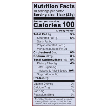 Kind - Barritas de mantequilla de maní masticables para niños con chips - Caja de 6-10/0,81 oz