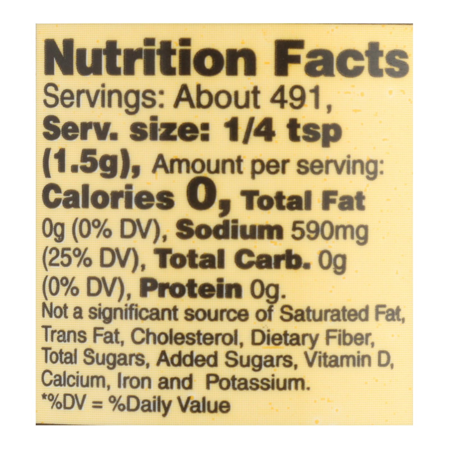 Reese Seasonings, Sea Salt, Coarse Crystals  - Case Of 12 - 26 Oz