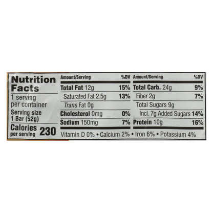 Evolve - Barra de mantequilla de maní Prot Bar - Caja de 12 - 1.83 oz