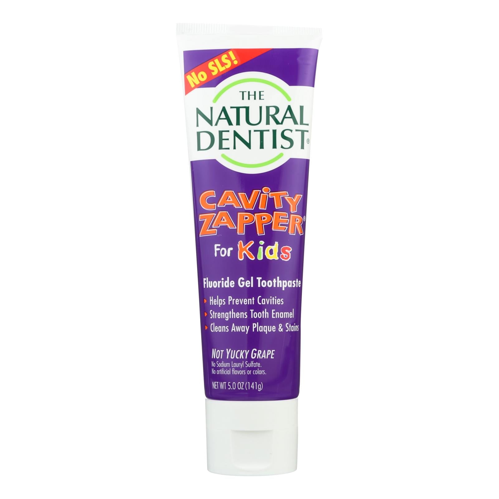 Natural Dentist Kids Cavity Zapper Toothpaste Buster Groovy Grape - 5 ...