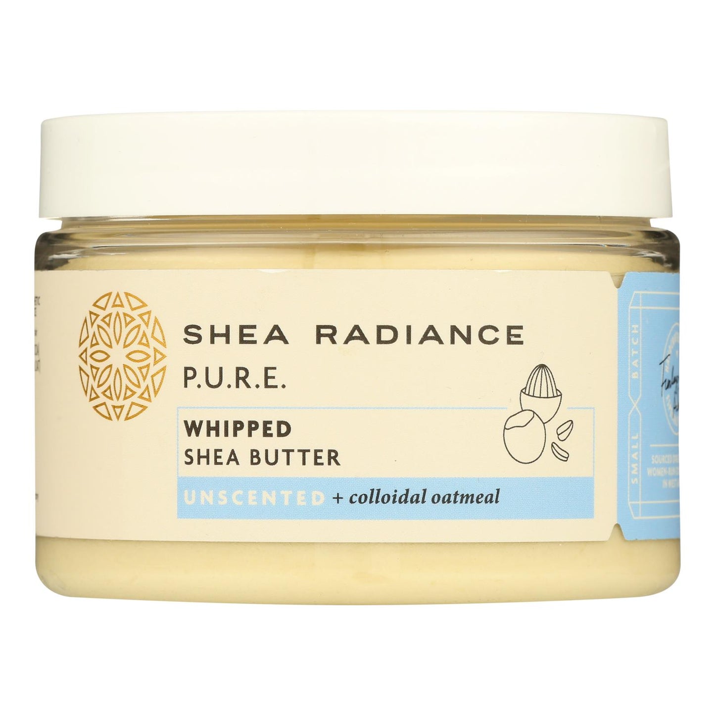 Shea Radiance - Manteca de karité Whpd sin fragancia - 1 unidad - 7 oz