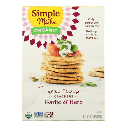 Simple Mills - Semillas de cereales para el desayuno, color verde y marrón, caja de 6, 4,25 oz