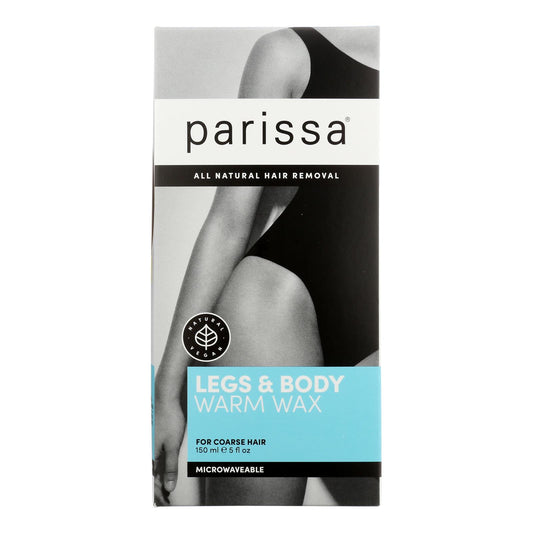 Parissa - Cera tibia para depilación en microondas para piernas y cuerpo - 1 unidad de 1 a 5 Fz