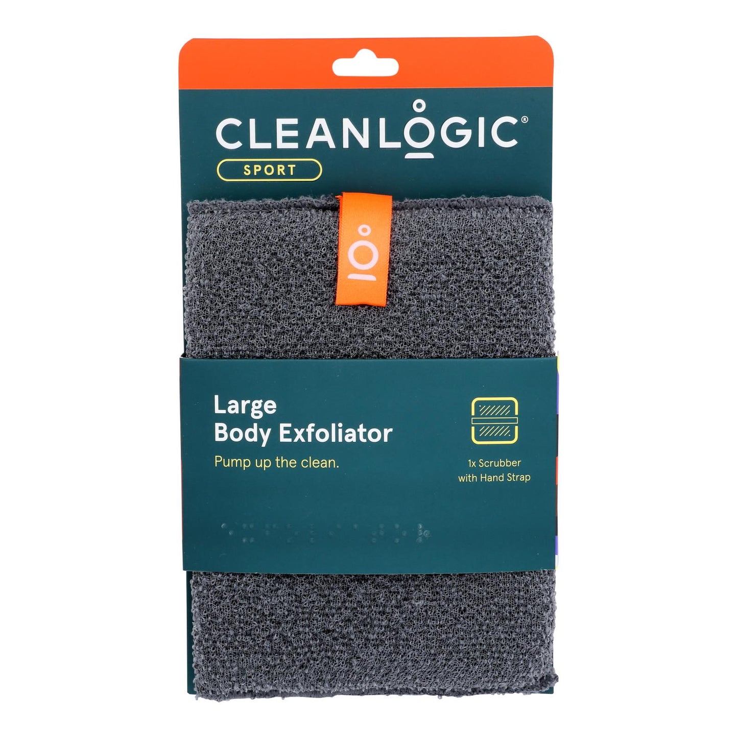 Cleanlogic - Exfoliante corporal grande para hombres - 1 unidad