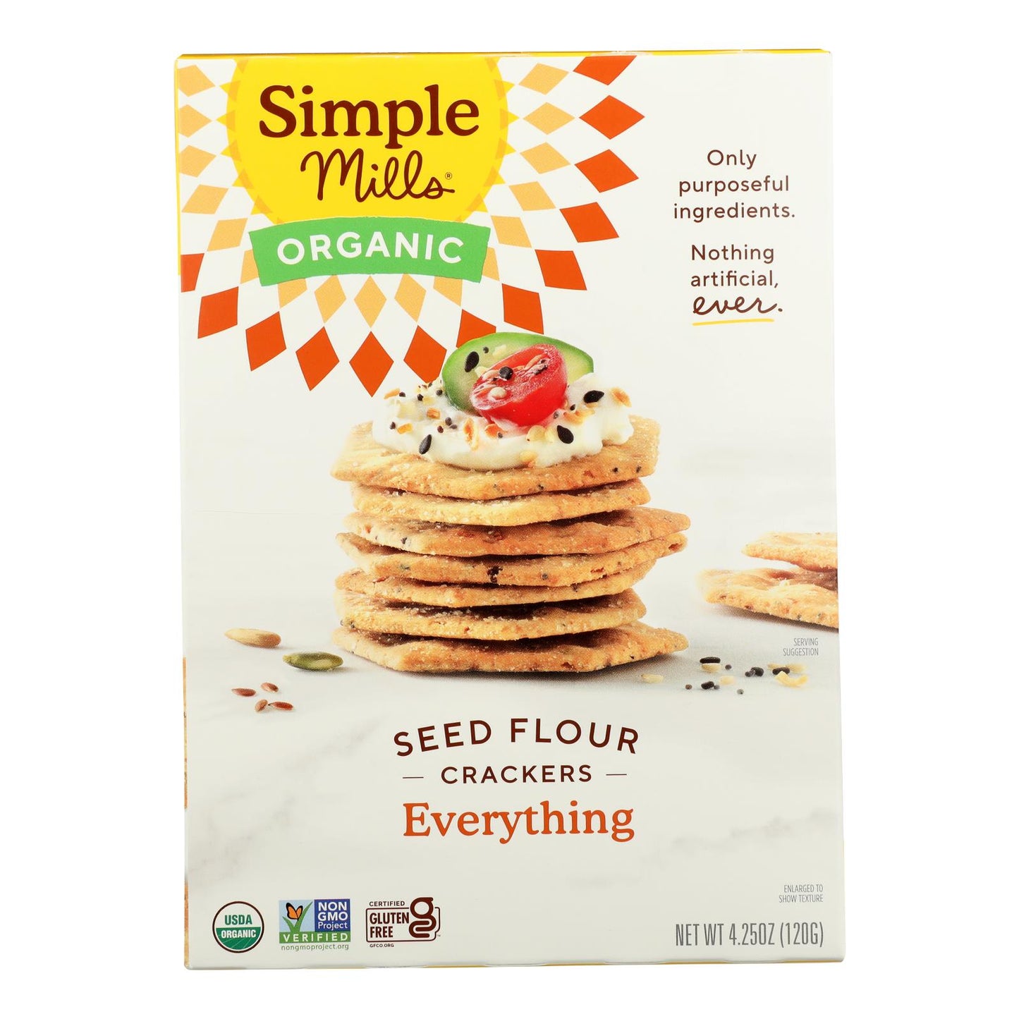 Simple Mills - Semillas de cereales para todo - Caja de 6 - 4,25 oz