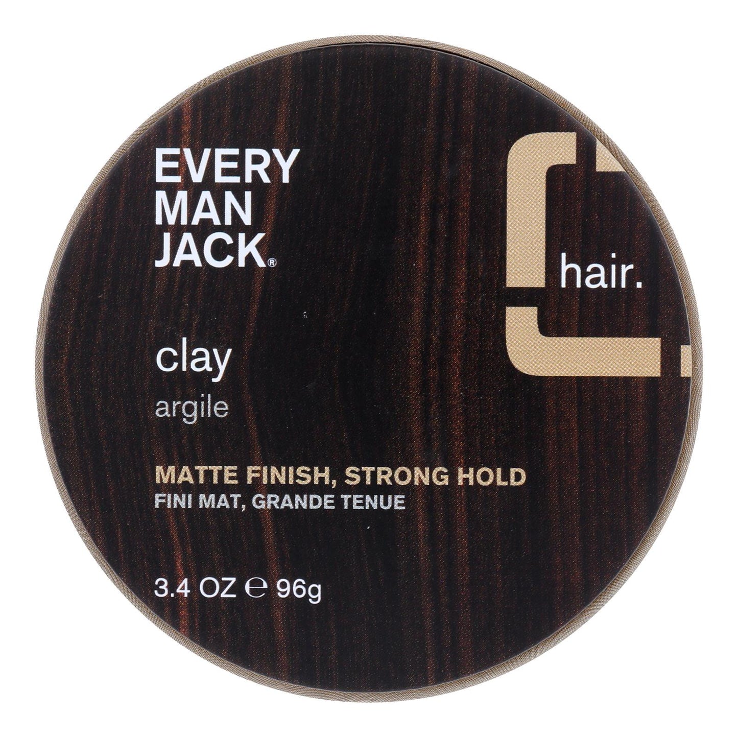 Every Man Jack - Arcilla para el cabello sin fragancia - 1 unidad de 1-3,4 oz