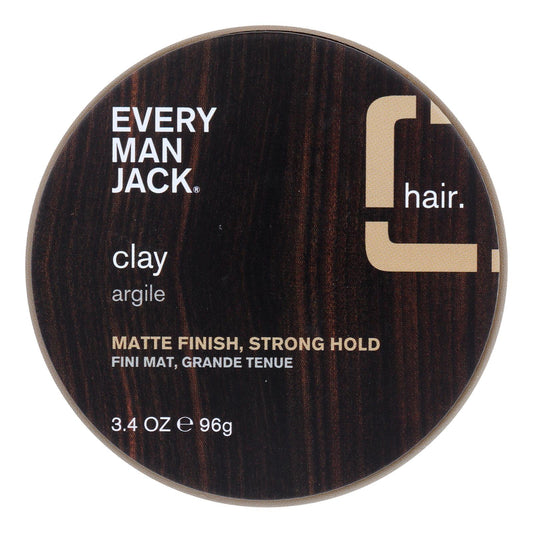 Every Man Jack - Arcilla para el cabello sin fragancia - 1 unidad de 1-3,4 oz