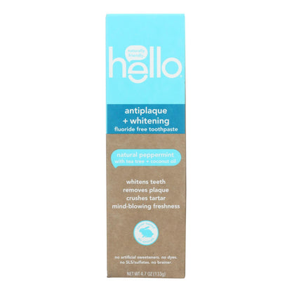 Hello Products Llc - Thpst Antiplq+wht Flrd Fr - Case Of 6-4.7 Oz