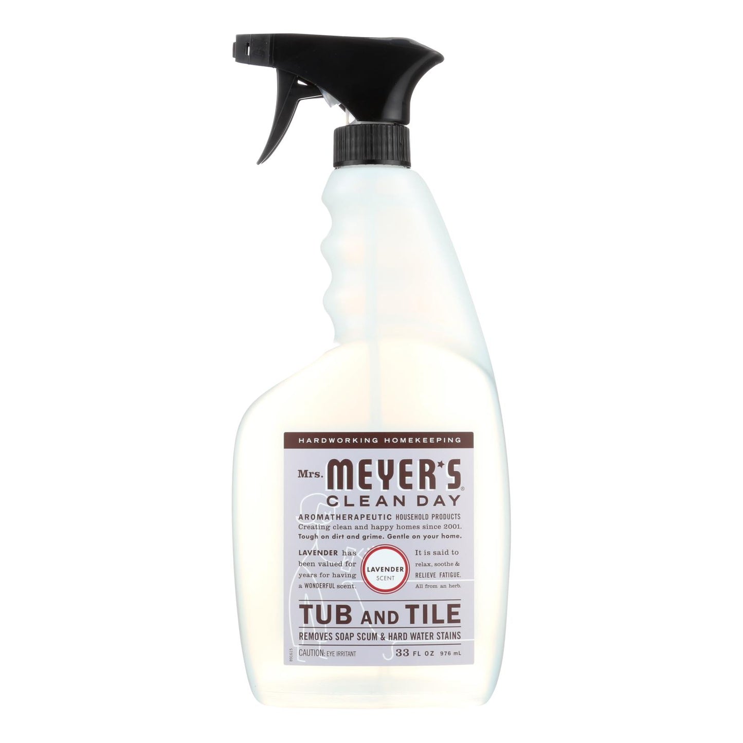 Mrs. Meyer's Clean Day - Limpiador de bañeras y azulejos - Lavanda - 33 fl oz - Caja de 6