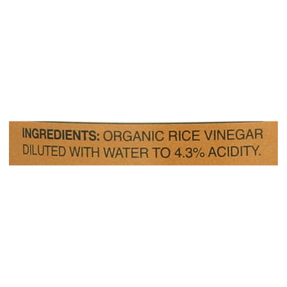 Vinagre de arroz orgánico Marukan - Caja de 6 - 12 fl oz.